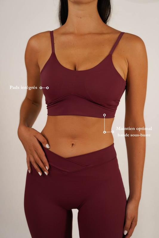 ORA brassière de sport avec padding intégré - bra activewear femme OWNHEAT