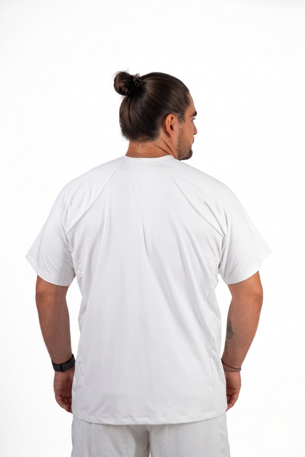 EARUS t-shirt sport blanc, vue de dos - tee-shirt OWNHEAT Bali